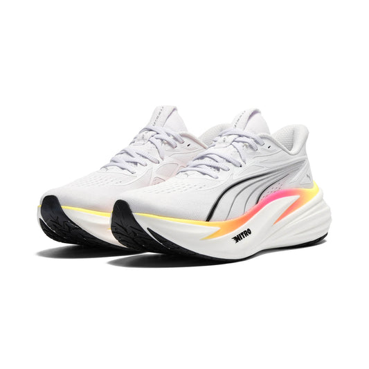 【メンズ】PUMA マグマックスニトロ2【ホワイト/イエロー/ピンク】