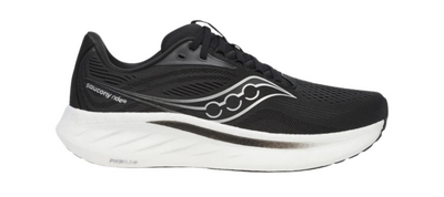 【メンズ】saucony ライド 18【ブラック / ホワイト】