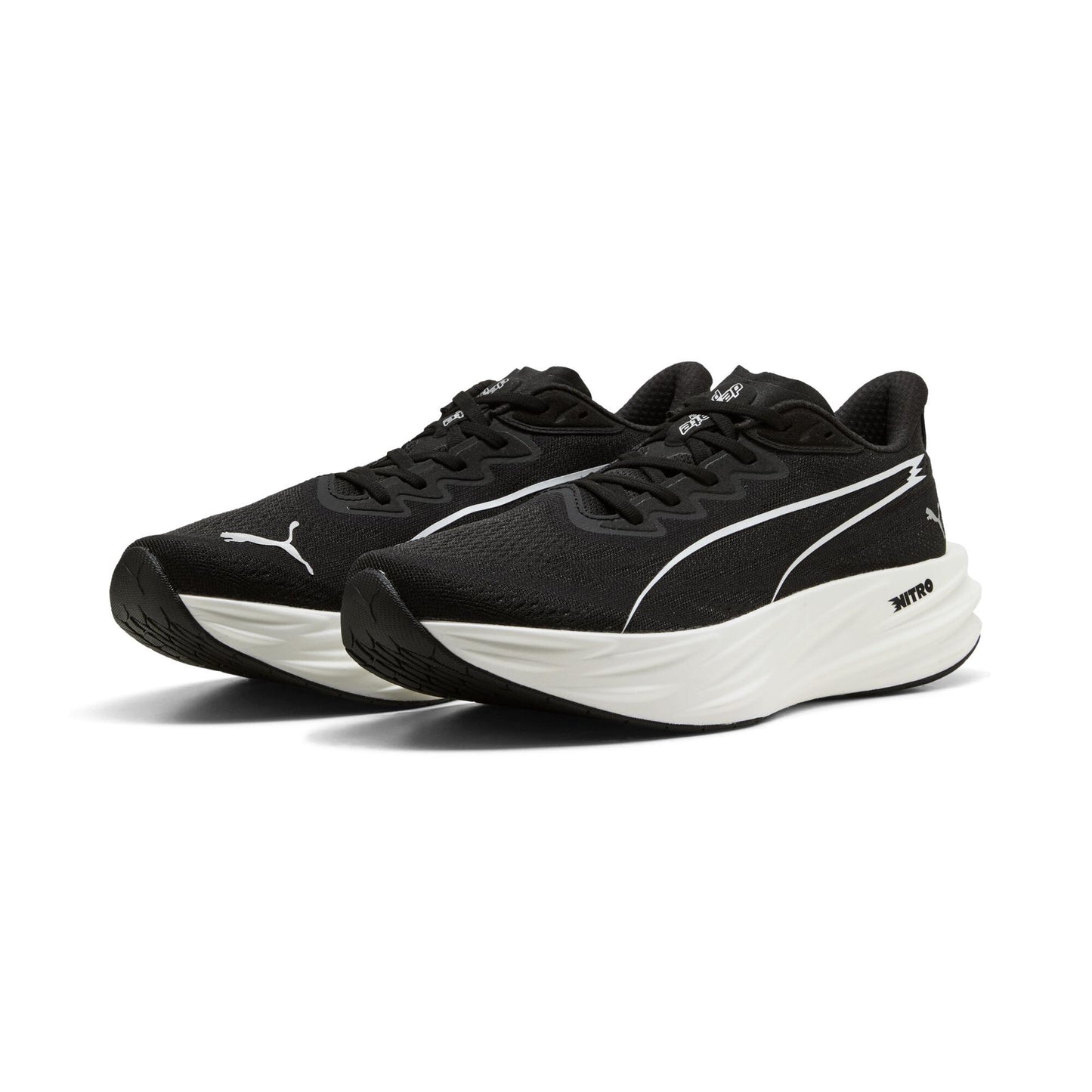 【ウィメンズ】PUMA ディヴィエイト ピュア ニトロ【ブラック/シルバー】