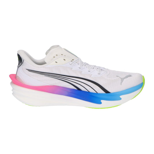 【メンズ】PUMA ディヴィエイト ニトロ 4【ホワイト/ピンク/ブルー】