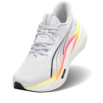 【メンズ】PUMA マグマックスニトロ2【ホワイト/イエロー/ピンク】