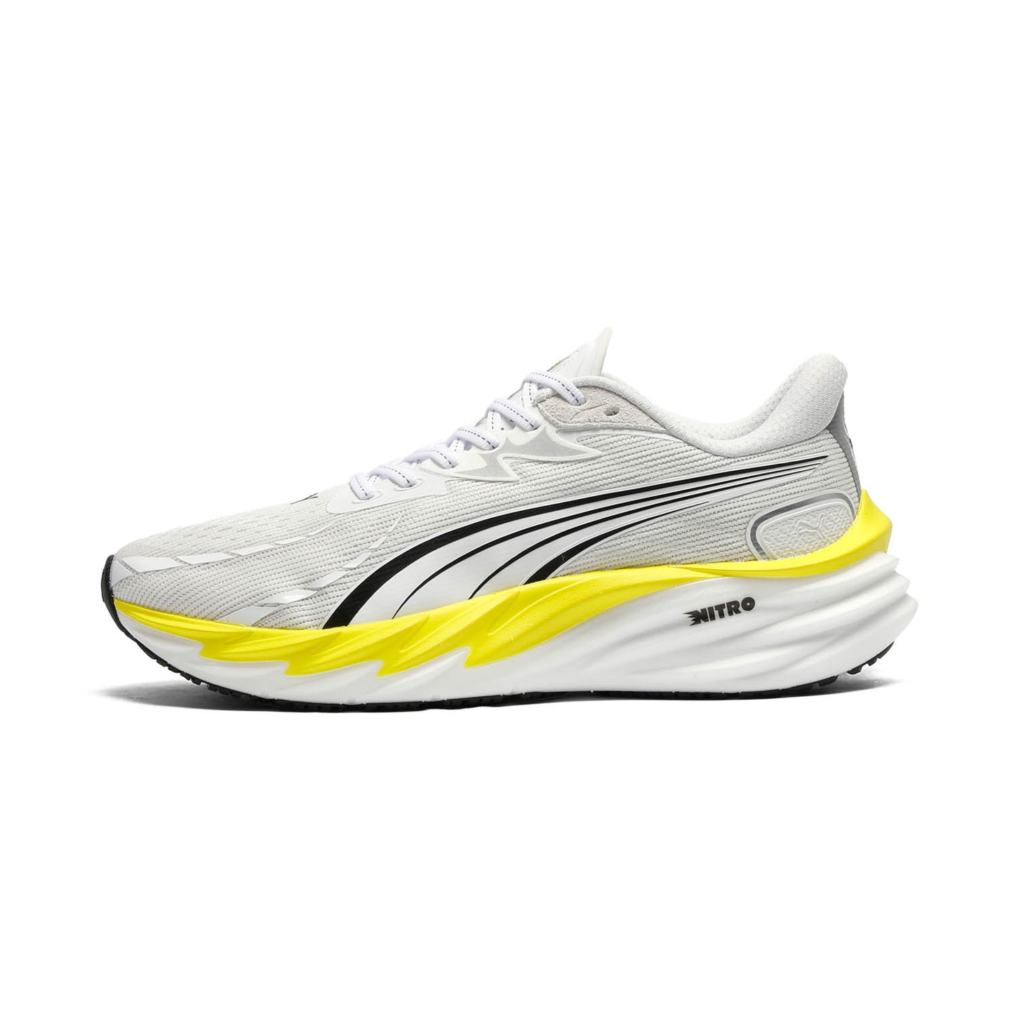 【メンズ】PUMA ヴェロシティニトロ４【ホワイト/イエロー】